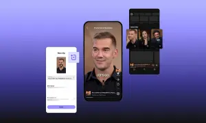 Creating new Spotify clips from a podcast episode. The interface shows options to select an episode, add a description, and publish.